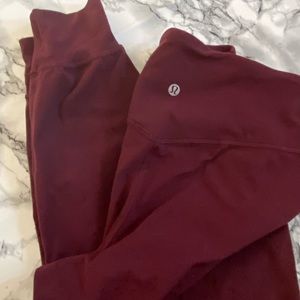 Lululemon align jogger in maroon